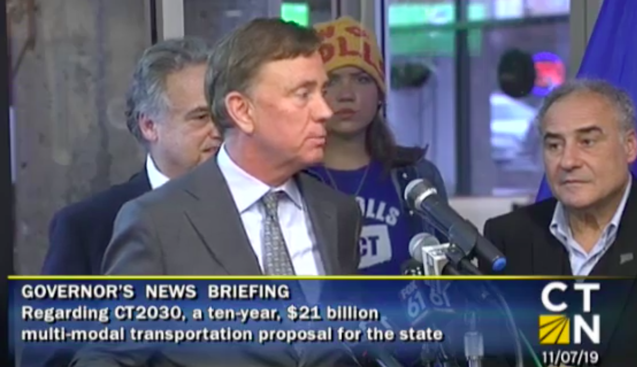 Notably absent from Gov. Lamont’s new transportation plan: The word “tolls”