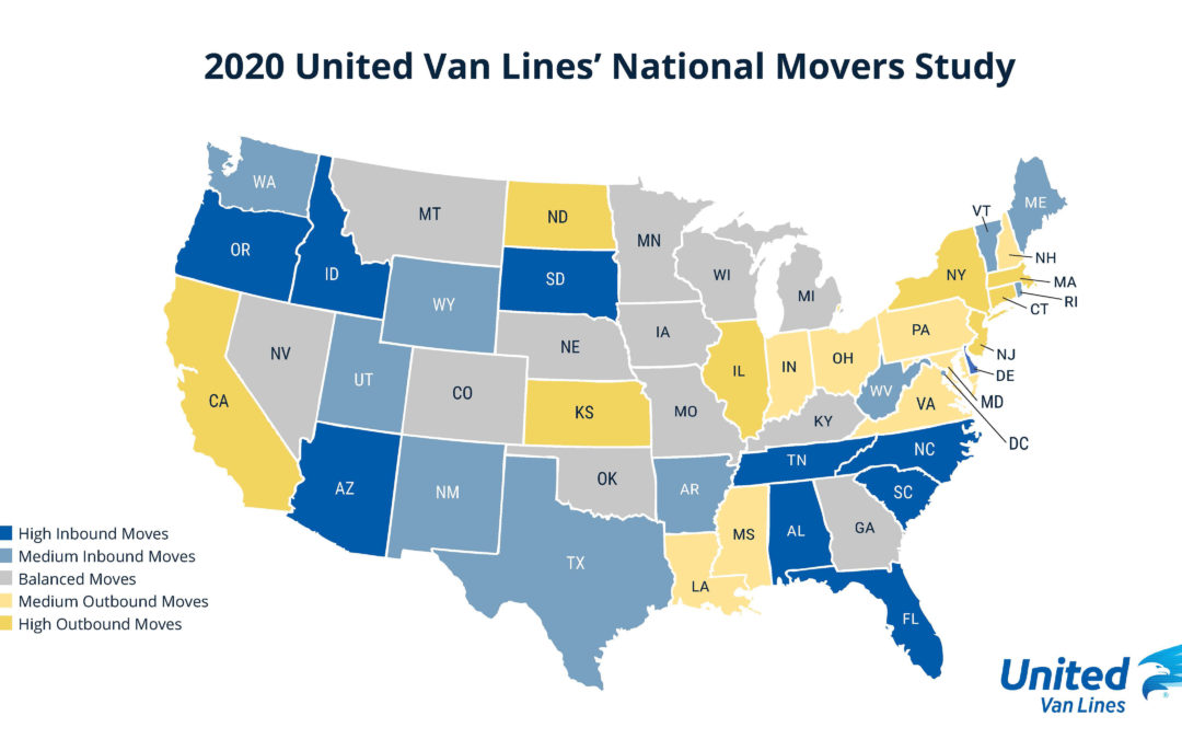 Connecticut saw more high-income people on the move in 2020, according to United Van Lines study