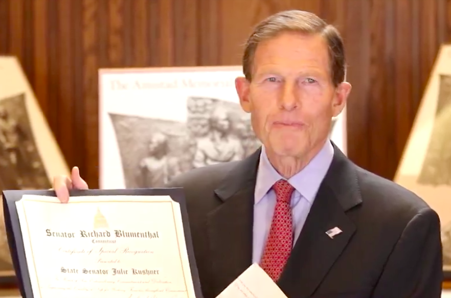 State Senator Kushner, U.S. Senator Blumenthal highlight Connecticut Communist Party’s Amistad Awards