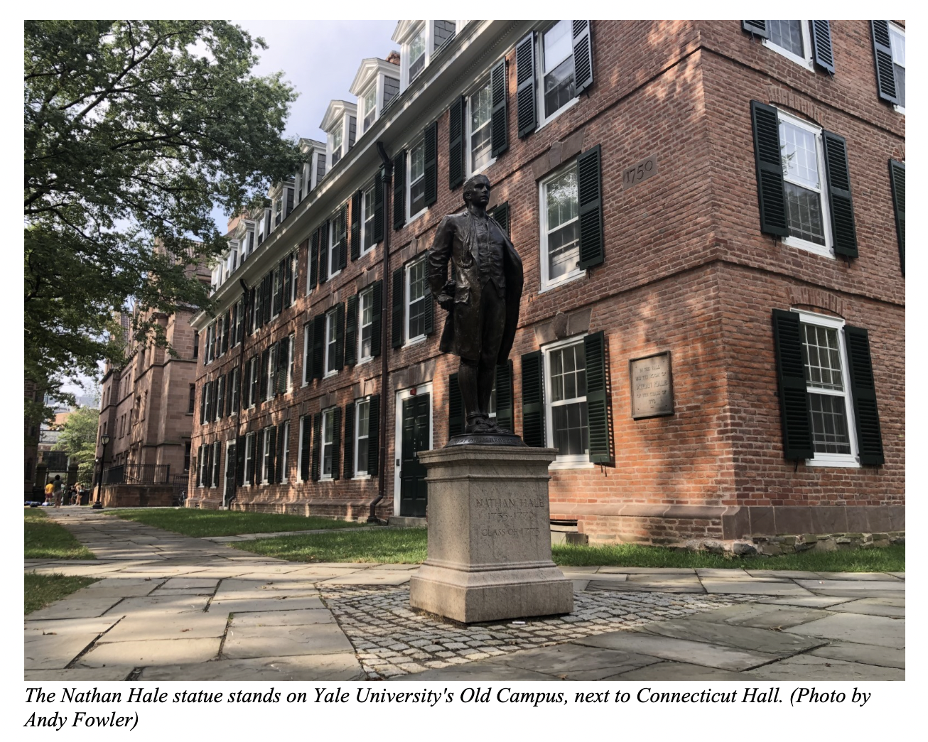 The Long, Winding Road to Erecting the Nathan Hale Statue at Yale