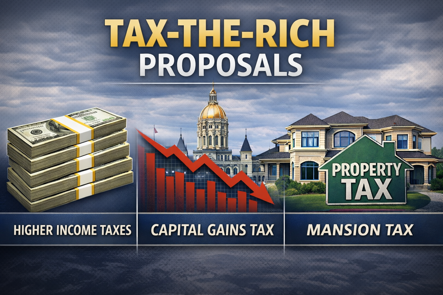 Progressives Push Trio of ‘Tax-the-Rich’ Bills — Including New State Property Tax 